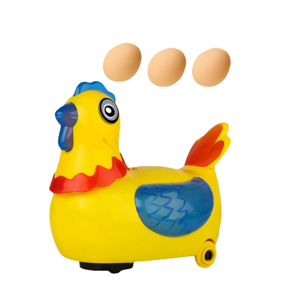 

1 Set Electric Chicken Toy Hen Lay Eggs Singing Walking Chicken Funny Children Toy (Random Color)