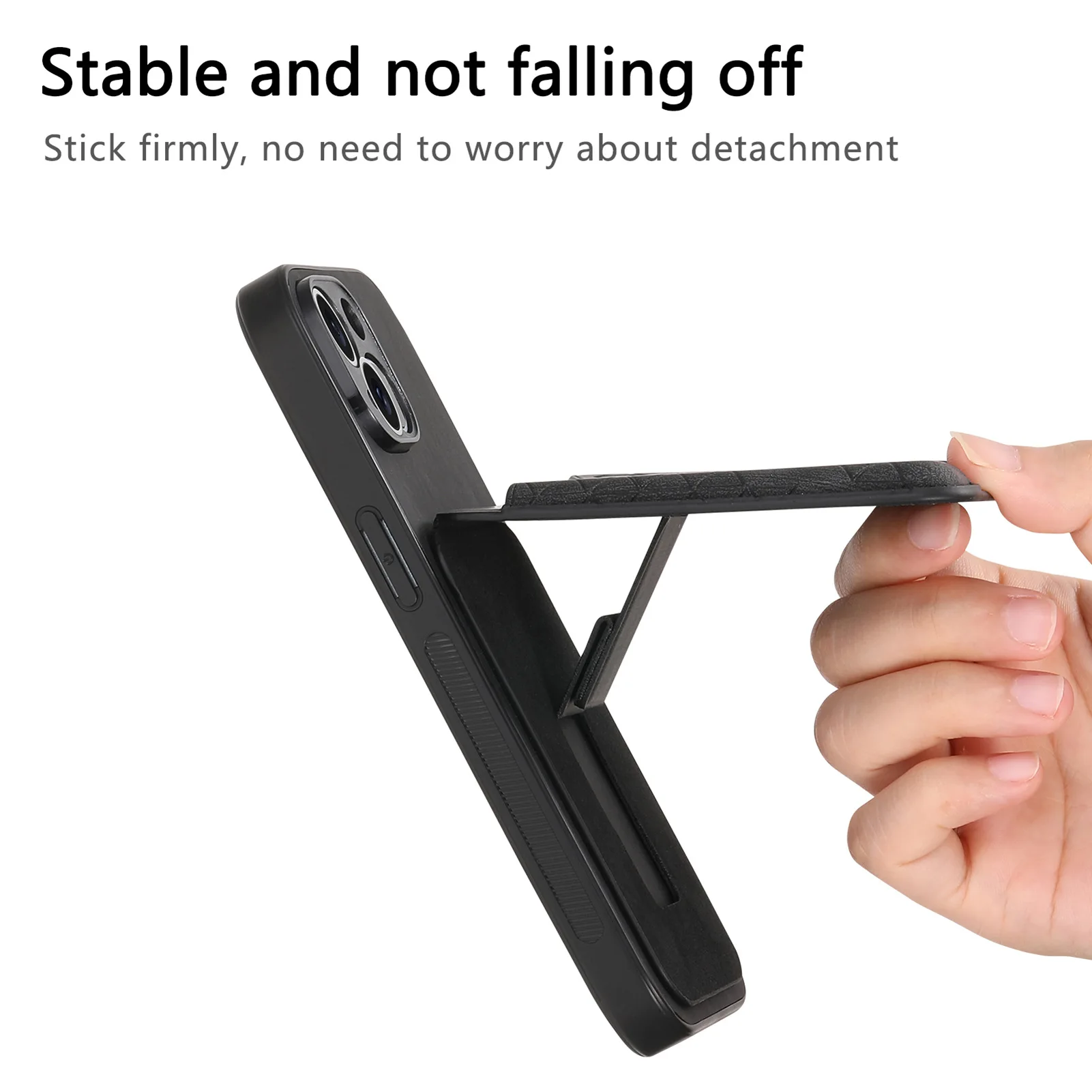 Card Bag Case For iphone 16 Pro Max 15 14 Plus 13 12 Mini 11 XS X XR 8 7 Retro Leather Kickstand Anti Drop Phone Cover Funda