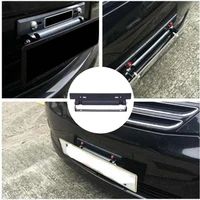 universal adjustable car number license plate frame bracket holder carbon fiber auto front mount bumper brackets 320 x 60 x 45mm