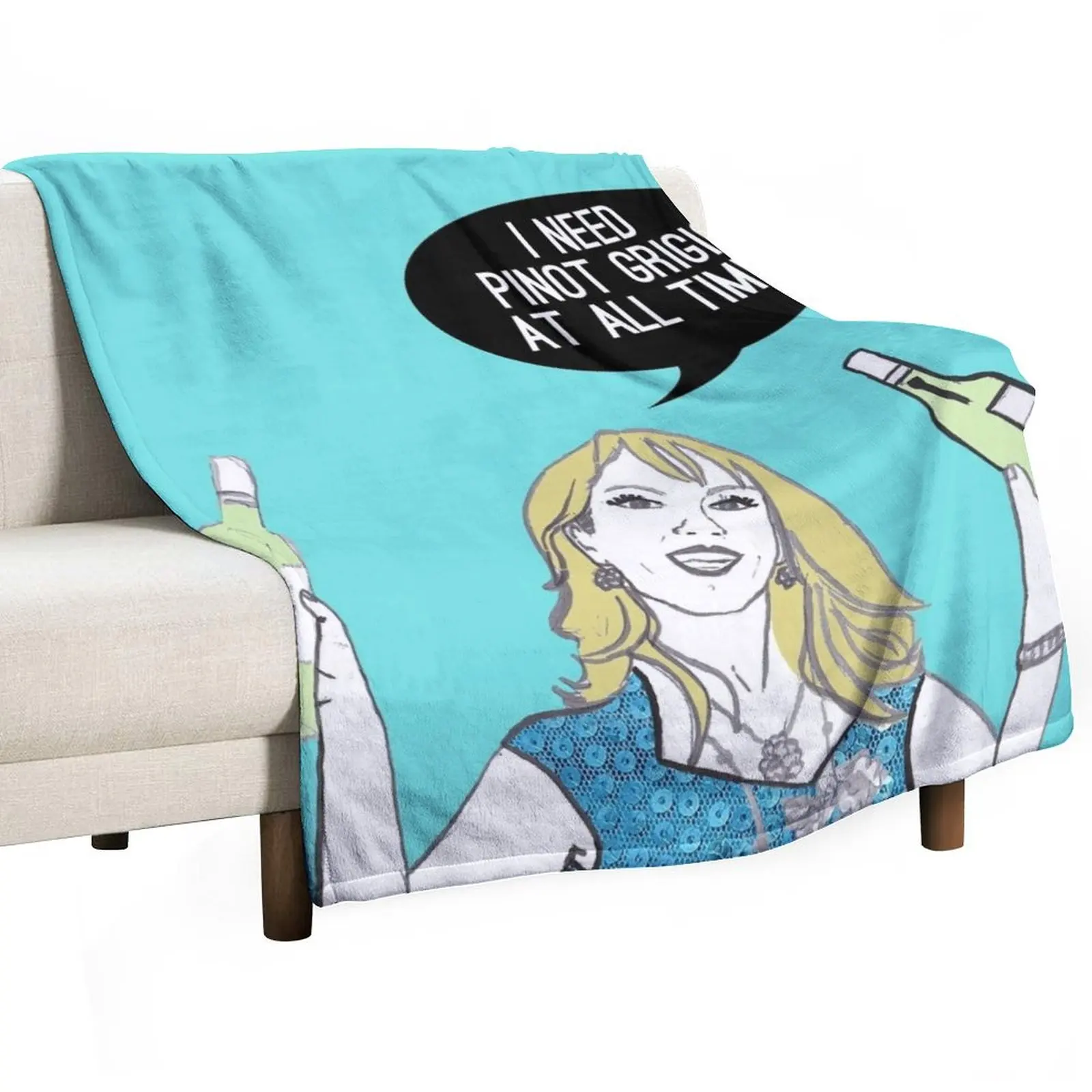 Плед Pinot Grigio декоративные кровати винтажные многофункциональные одеяла