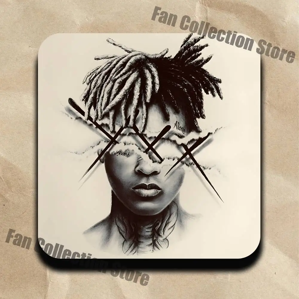 Фото Магниты на холодильник с сублимационной печатью: Рэпер X-Xxxtentacion, мультяшные аниме-персонажи, милые магниты, персонализированные сублимационные товары для кухни №5