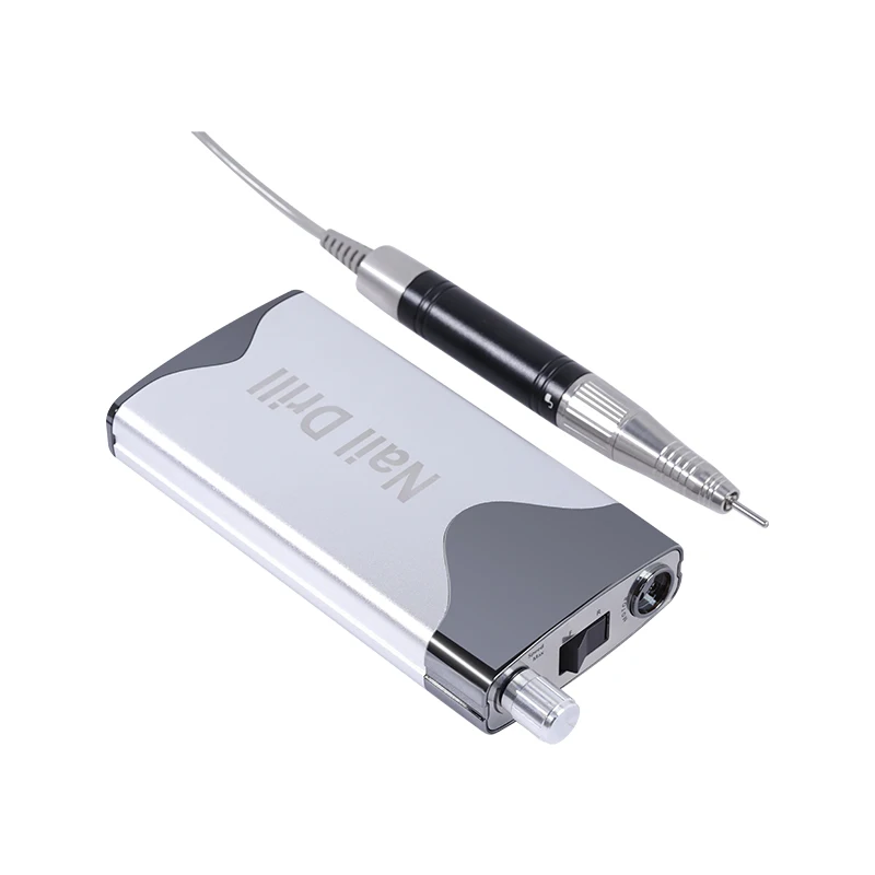 

Dongguan dongri electric equipment portable battery built in cordless 35000 rpm manicure custom nail efile drill