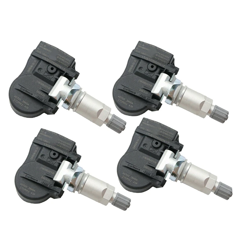 

4PCS 315Mhz TPMS Tire Pressure Sensor 40700-3AN0B For Infiniti EX35 G35 M35 QX56 Nissan 350Z Altima Murano Rogue Sentra