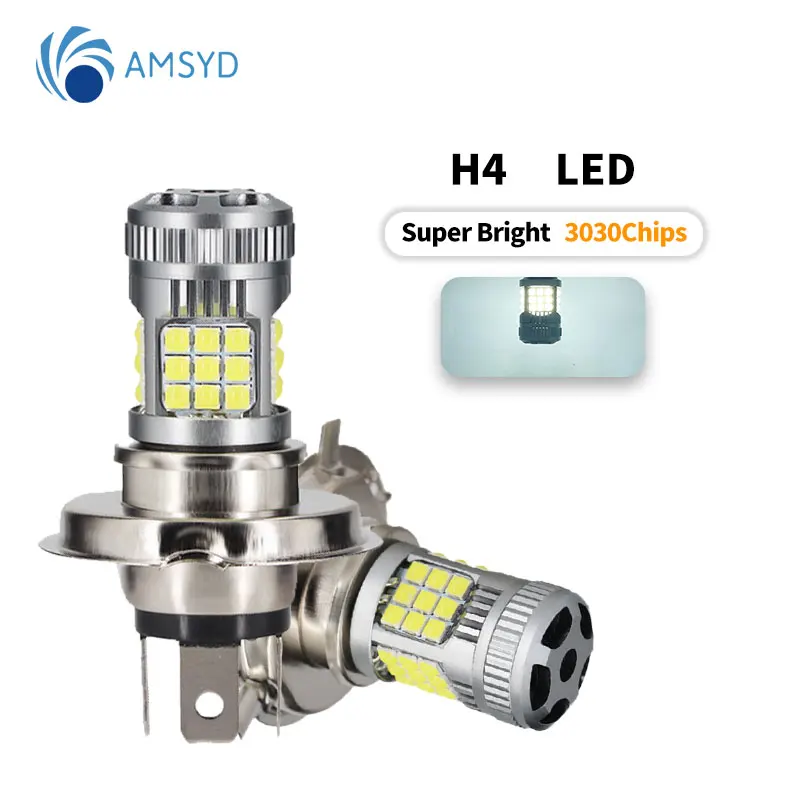 1 шт. подсветка H4 P15D BA20D Светодиодная лампа для мотоциклетных фар 3030 36SMD 6000k дальний/ближний свет моторные фары аксессуары противотуманная лампа 12 В