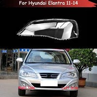 car headlamp shell headlight cover transparent lens lampshade lampcover housing case for hyundai elantra 2011 2012 2013 2014