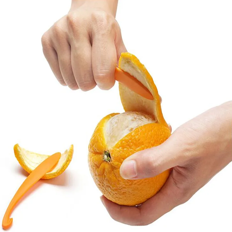 New Orange Peelers Zesters Stripper Orange Device Skinning Knife Juice Helper  Citrus Opener Fruit Vegetable Tools