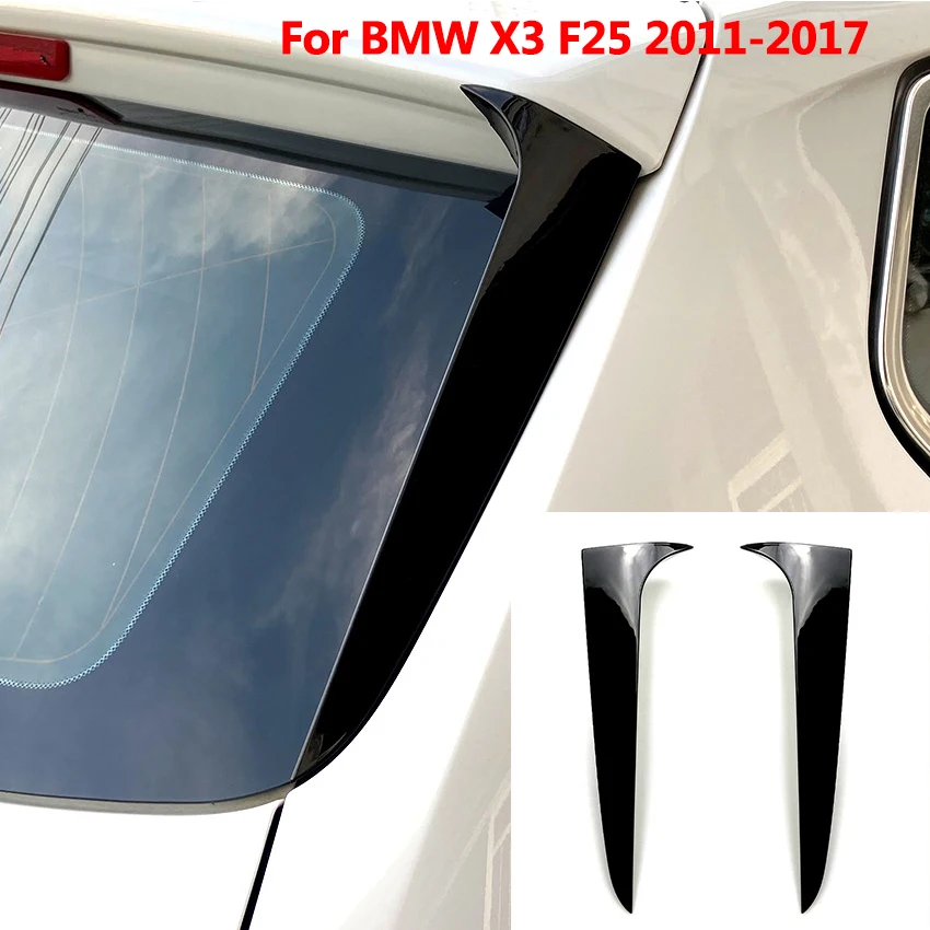 

Автомобильный боковой спойлер на заднее окно, воздушный сплиттер Aleron для BMW X3 F25 2011-2017, задний багажник, боковое крыло, край хвостовой заслонки, сплиттер 2016 2015