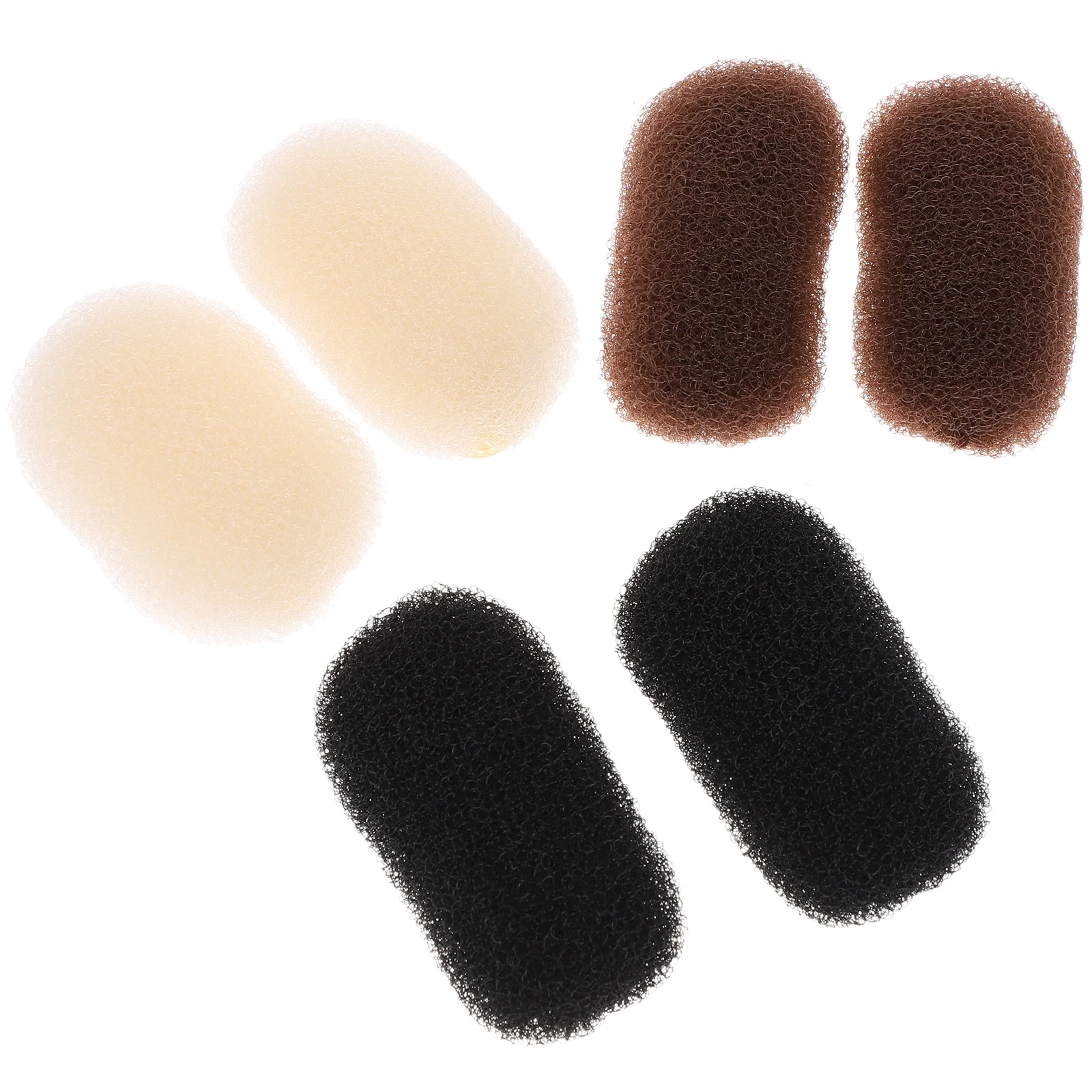 

6 Pcs Hair Volume Clips Roots Sponge Bag Pad Padding Accessory Head Heighten Clamp Girl Steel Hairpin Increase Holding