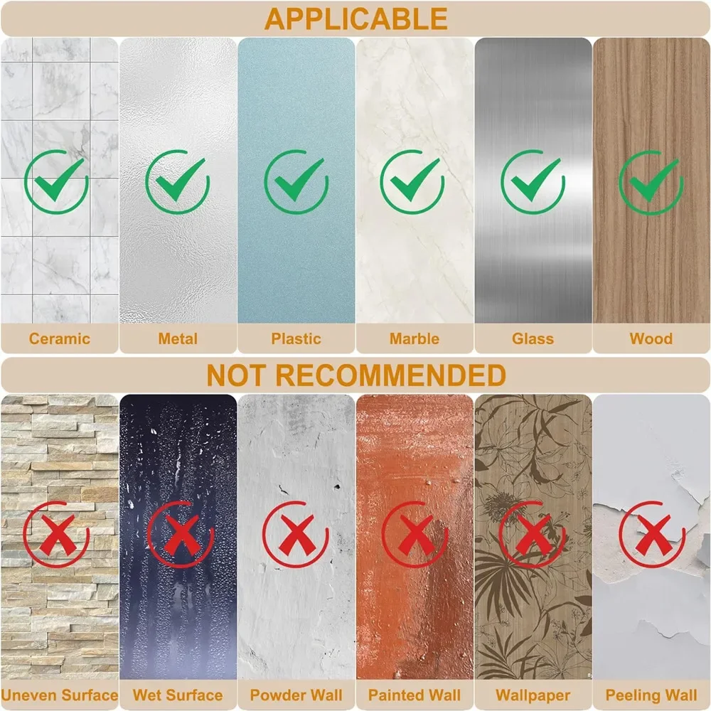 6 шт. настенные крючки для полотенец кухни и офиса