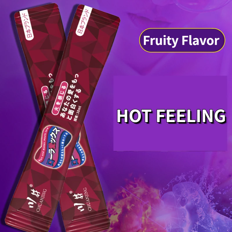 Фруктовая съедобная смазка на водной основе 10 шт