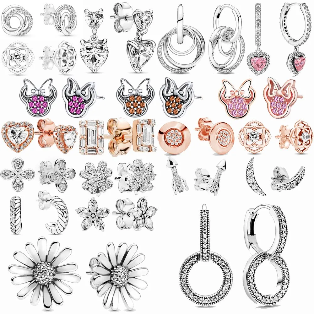 

Женские серьги-гвоздики из серебра 925 пробы с узором в виде цепочки