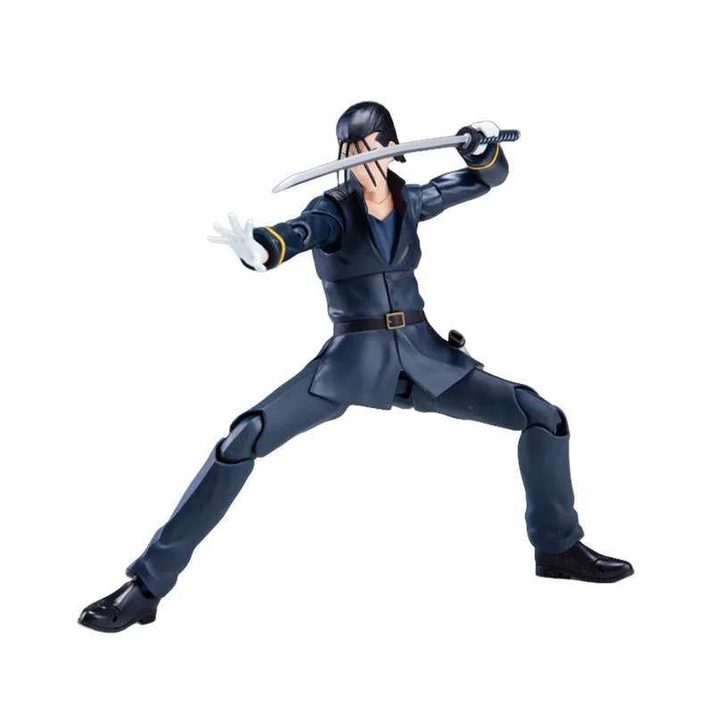 Bandai натуральная Rurouni Kenshin Saito Hajime SHF аниме фигурка суставы подвижные готовые