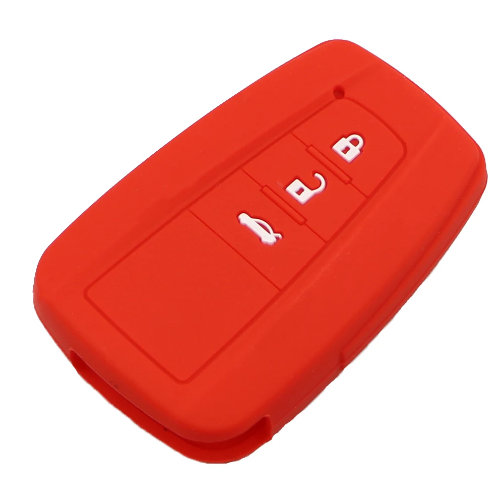 

Силиконовая деталь автомобиля, подходит для Toyota CHR Camry Prius Prado 2016 2017 2018 2019 2 3 4 кнопочный пульт дистанционного управления