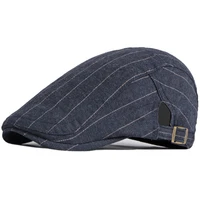 vintage men beret newsboy hats classic western solid ladies striped caps blend hat flat brim adjustable spring berets wholesale
