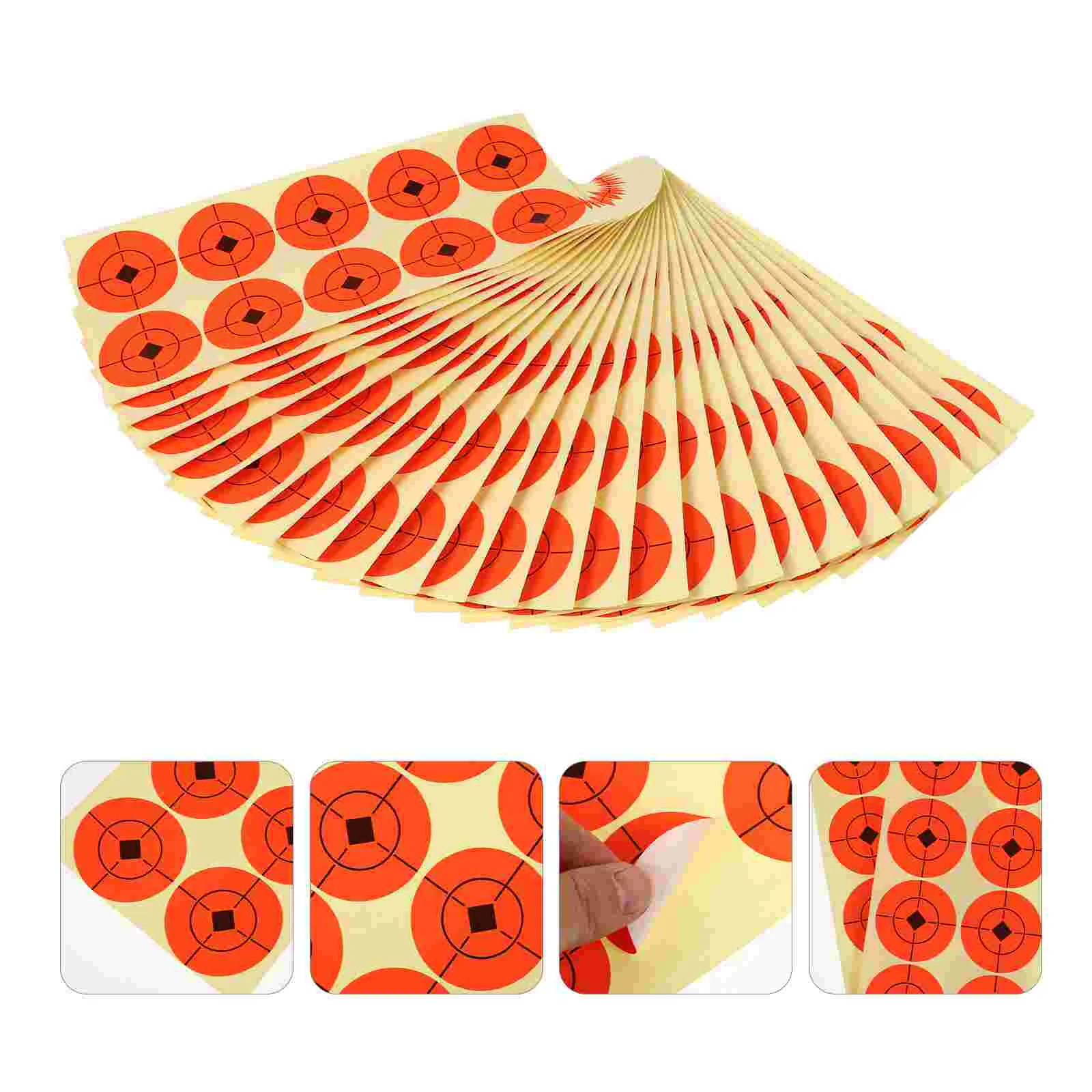 

25 листов, бумажная портативная наклейка для стрельбы