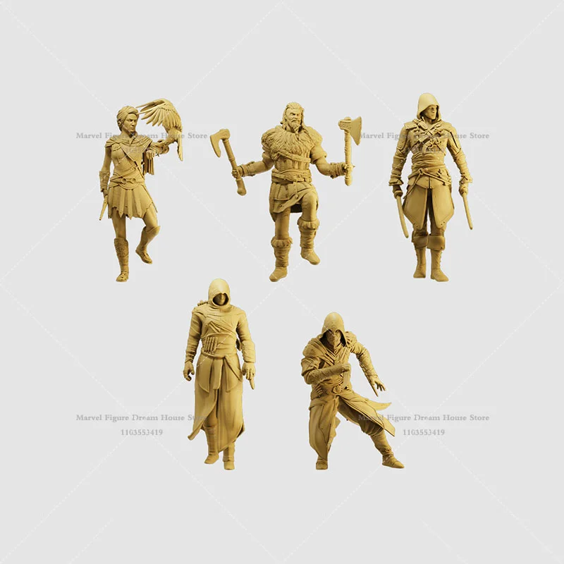 1/64 1/43 1/35 масштаб миниатюрная кукла сцены Assassin Aigio Altair Cassandra приключенческая