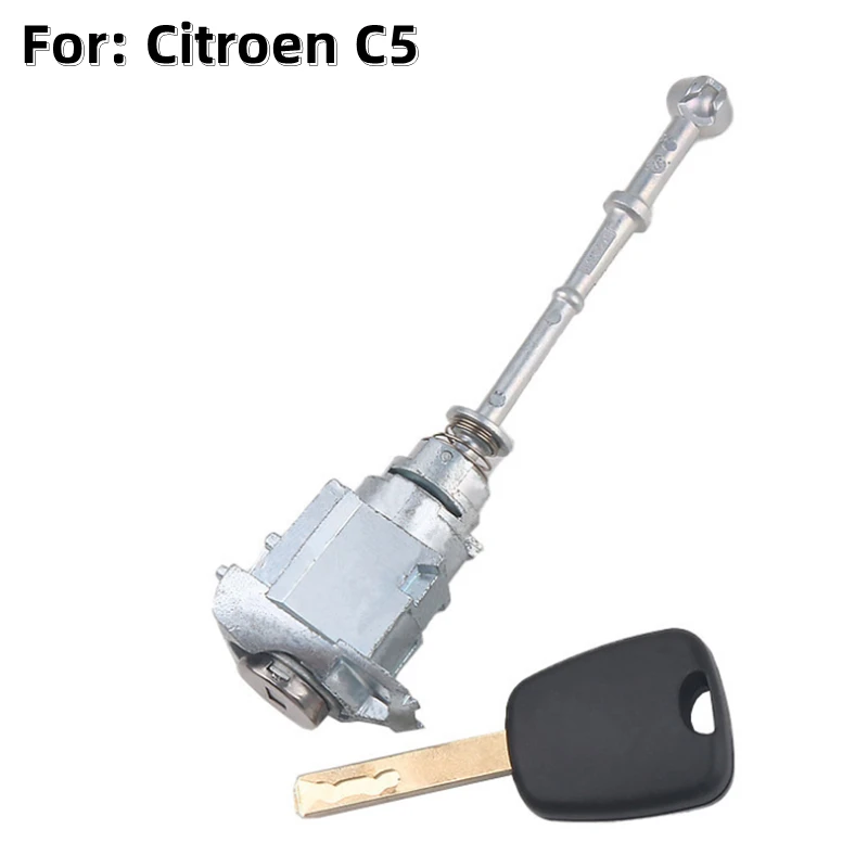 FLYBETTTER OEM Левый дверной замок для Citroen C5 с ключом 1 шт.