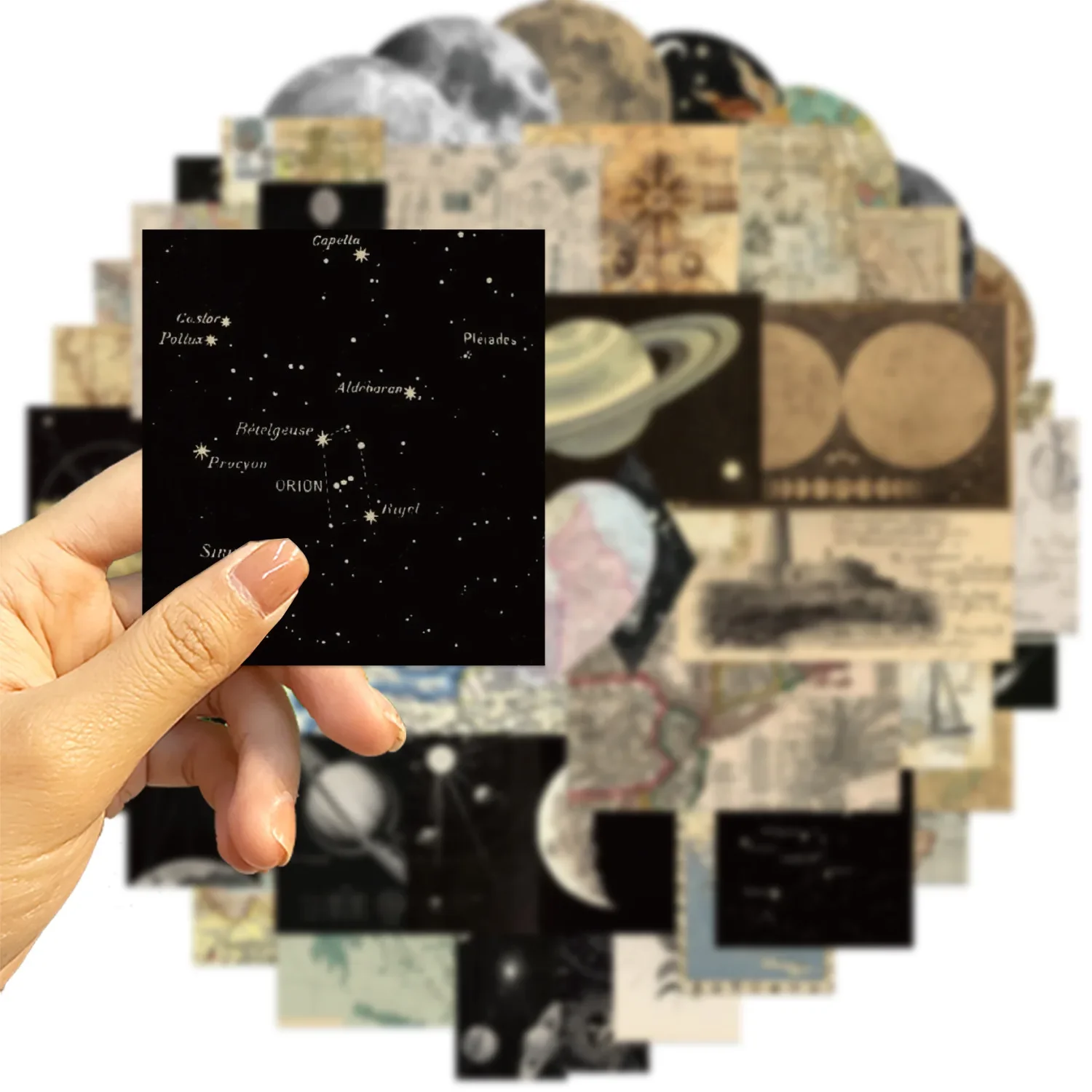 10/30/50 шт. ретро карта мира водостойкая наклейка в стиле граффити эстетическая