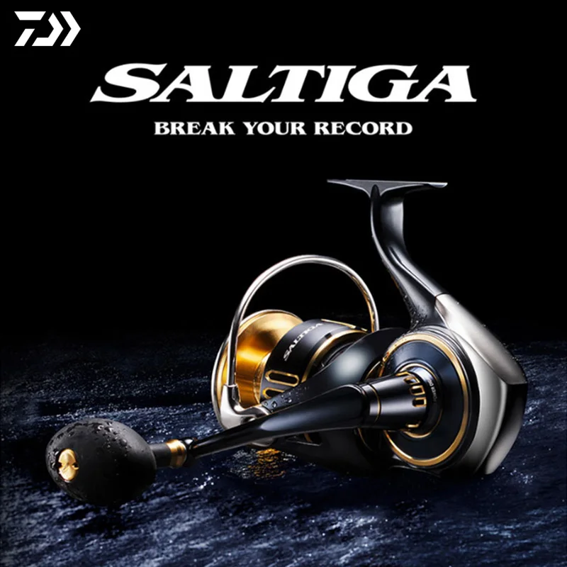 Фото DAIWA 2025 Новая спиннинговая катушка SALTIGA для морской воды 670-950 г Максимальное сопротивление 25-30 кг 14 + 1 ДИЗАЙН POWERDRIVE ATD LC-ABS SW Рыболовная катушка №1