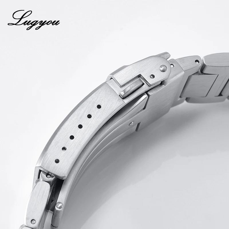 Cronos Watch Parts 18mm/20mm Brushed Stainless Steel Solid Clasp For 62MAS Watch Replacement Buckle