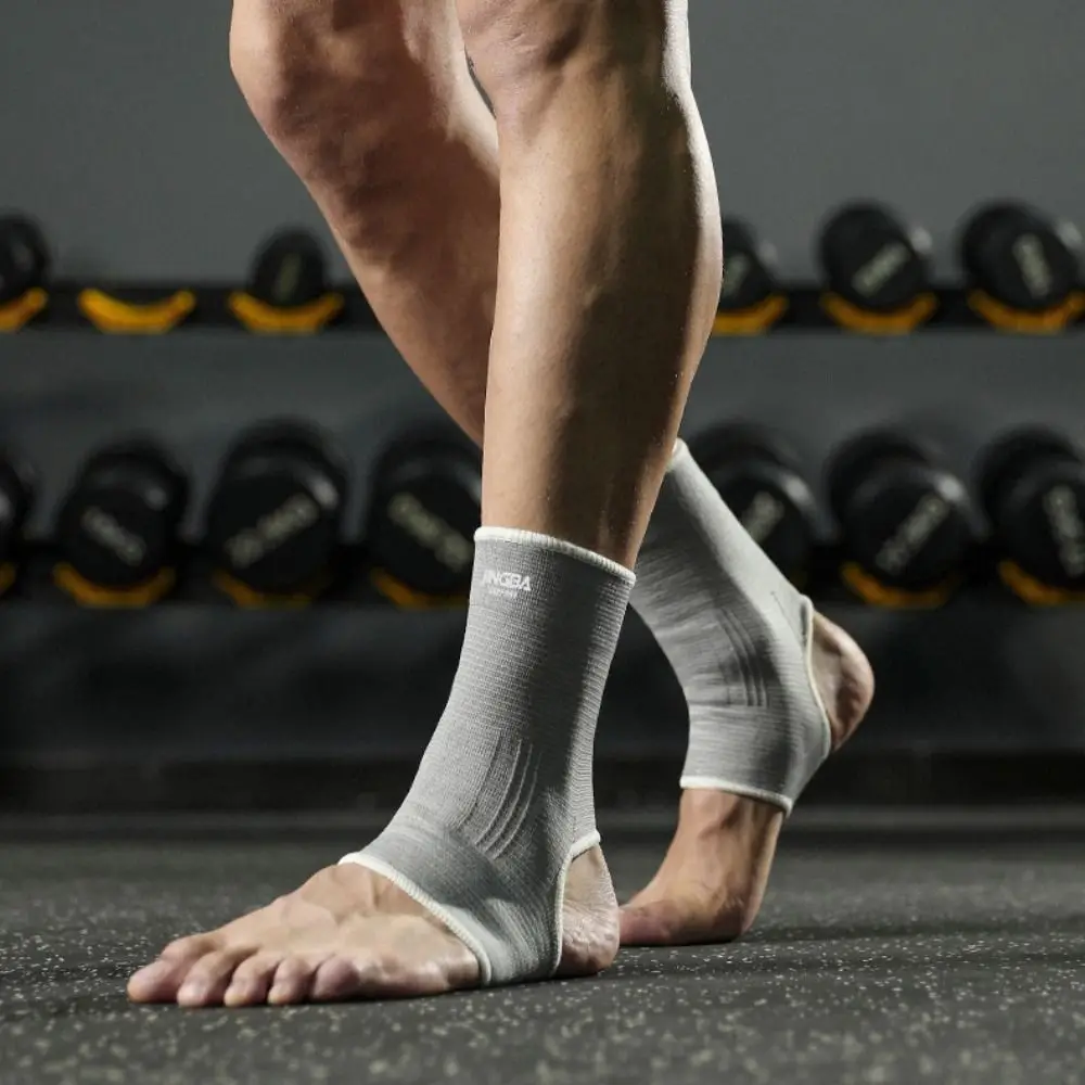 Новинка нейлоновый фиксатор голеностопа черный серый телесный синий