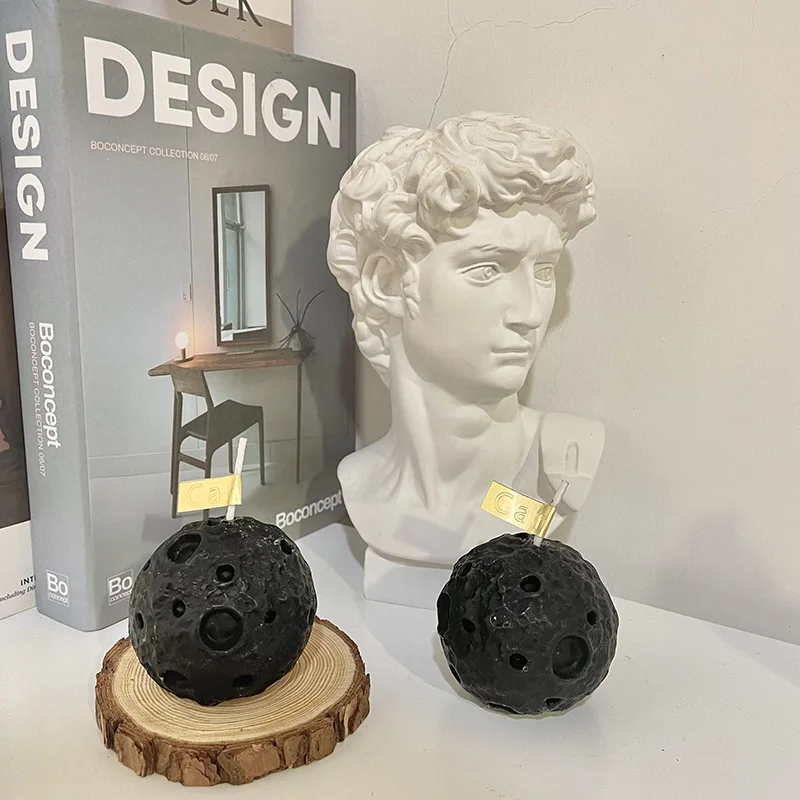 Ароматические свечи в виде Луны домашние искусственные украшения домашний декор