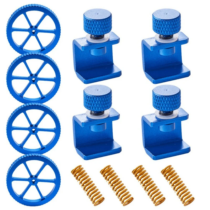 

3D Printer Metal Leveling Nuts And Bed Springs And Glass Bed Clips Use For Ender 3 Pro CR-10 3D Printer Bed Leveling Printer Kit