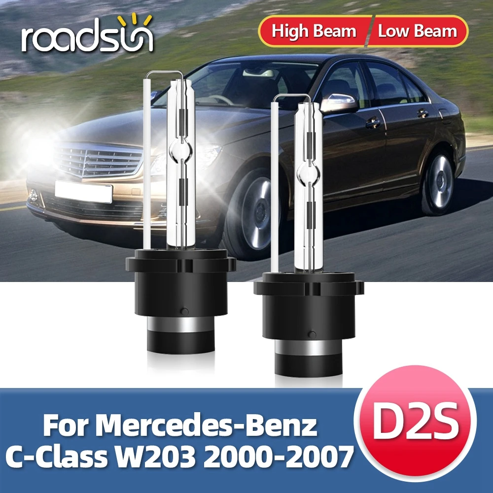 

D2 лампа HID ксеноновая фара D2S фара светильник 6000K для Mercedes-Benz C-Class W203 2000 2001 2002 2003 2004 2005 2006 2007