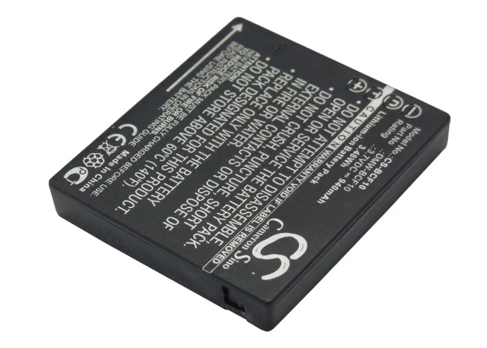 

Cameron Sino Camera Replacement Li-ion Battery 940mAh For CGA-S/106B Panasonic Lumix DMC-FS4K, Lumi Free Tools