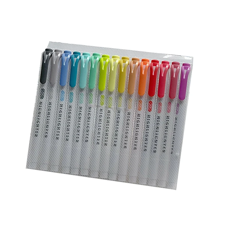 

CHENJ Двусторонние флуоресцентные маркеры 15 цветов