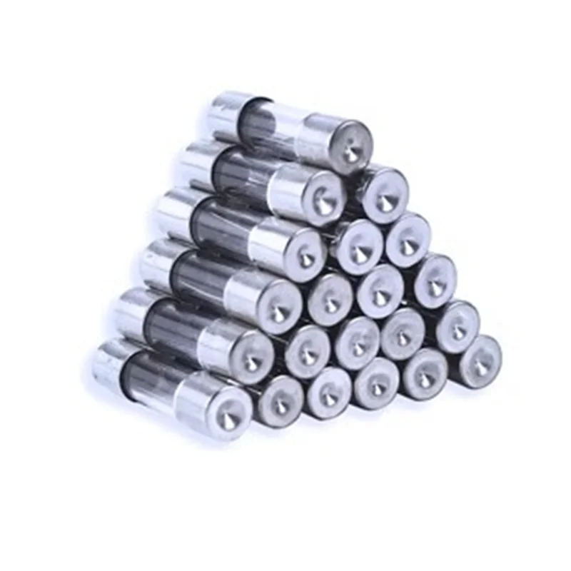 250 шт. 15 спецификаций 6*30 мм/5*20 мм быстроразъемный стеклянный Гибридный