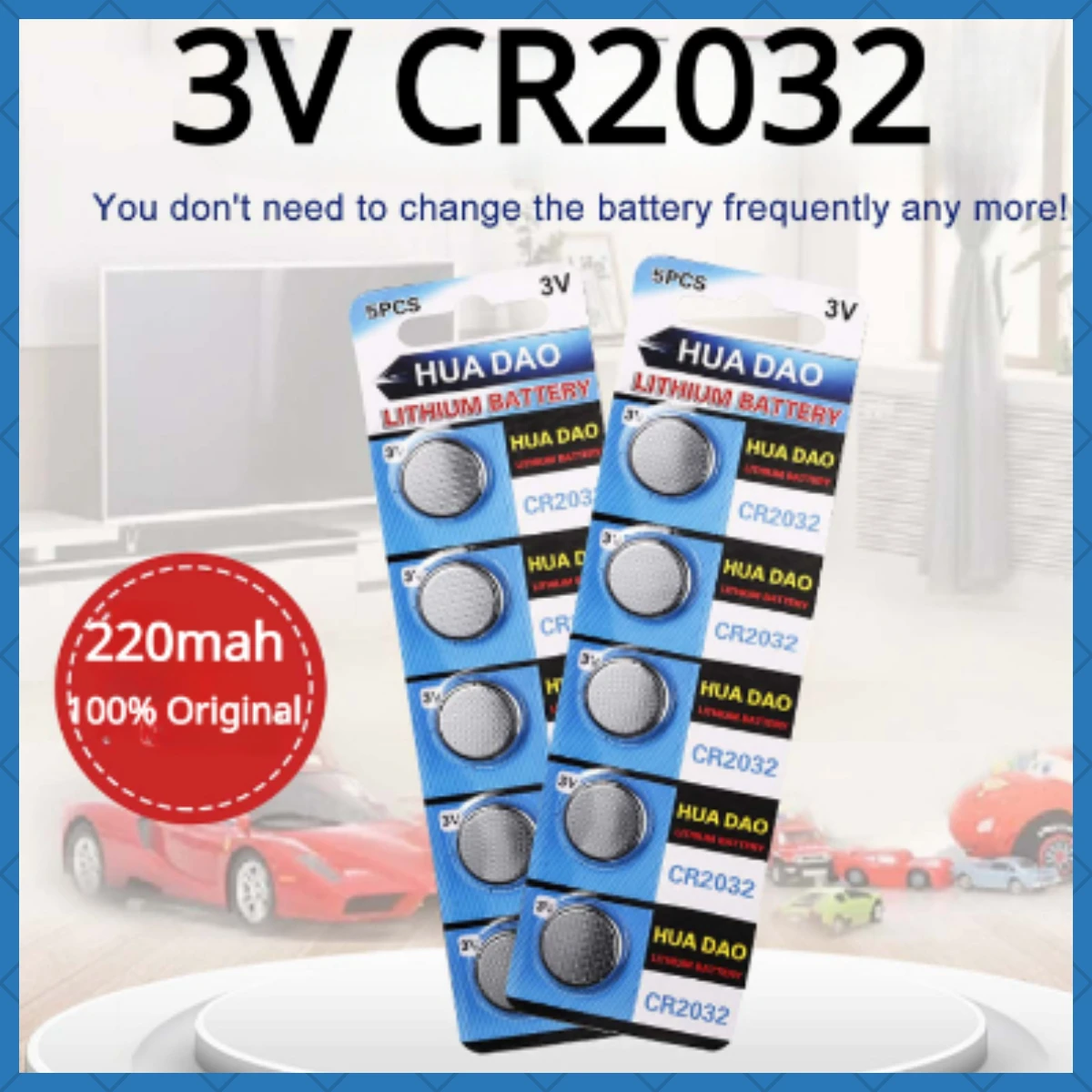 

5-20pcs Original Cr2032 Dl2032 Ecr2032 Br2032 2032 Cr 2032 3v Lithium Button Cell Coin Battery Long Lasting For Watches toys