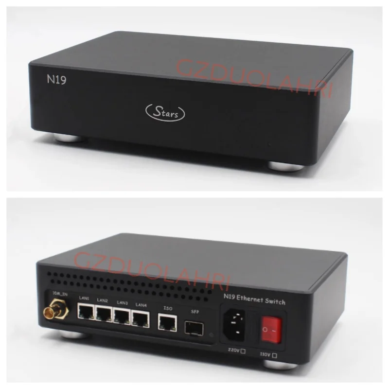 N19 Audio HIFI Fever Switch Полностью линейный стабилизированный OCXO Оптоэлектронная