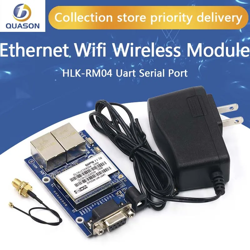 

Последовательный порт Uart HLK-RM04 RM04 для беспроводного модуля Ethernet Wi-Fi с комплектом для разработки платы адаптера HLK-RM04 startkit.
