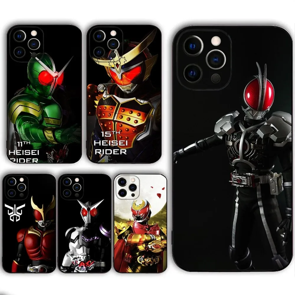 Чехол для телефона M-Masked R-Rider Kamen Rider IPHONE 15 13 14 12 Mini 11 Xr X Xs Pro Max 8 7 Plus задняя крышка