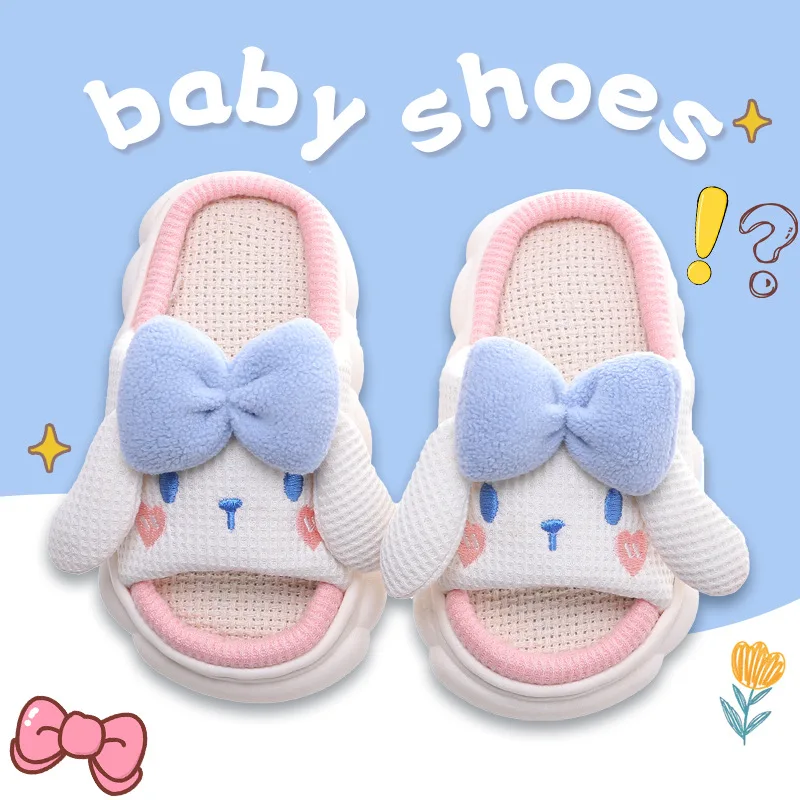 

Kawaii Sanrio Cartoon Children's Slippers Cute Cinnamorroll Beach Shoes Summer Antiskid Baby Slippers Creative Gifts