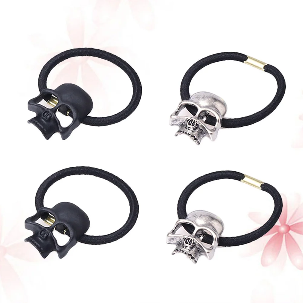 

4 Pcs European American Child Tiara Girls Halloween Costume Ponytail Holders