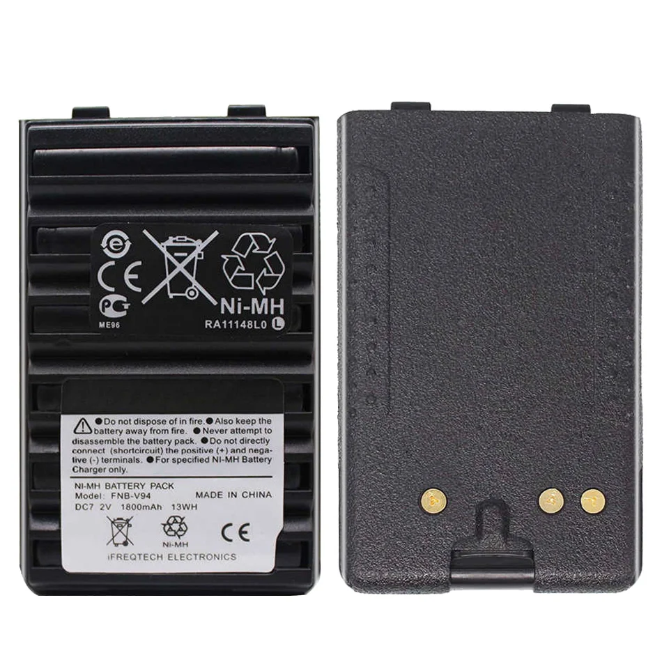 Аккумуляторная батарея Φ 1800Mah для Yaesu Vertex Vx210 Vx400 Vx170 Ft-60 Bateira