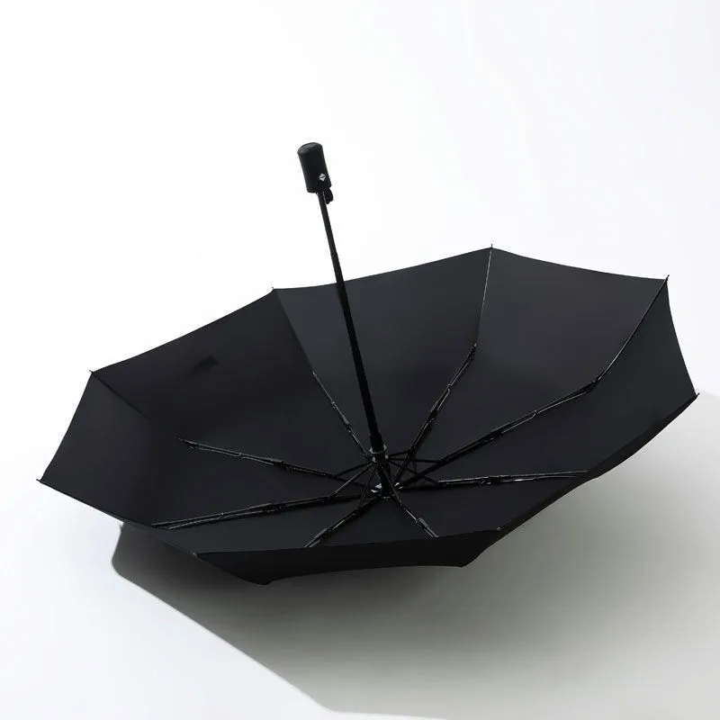 

Automatic Black Windproof Umbrella Foldable Umbrella Men And Atmosphere Women Luxury Large Windproof Outdoor Shade High-End