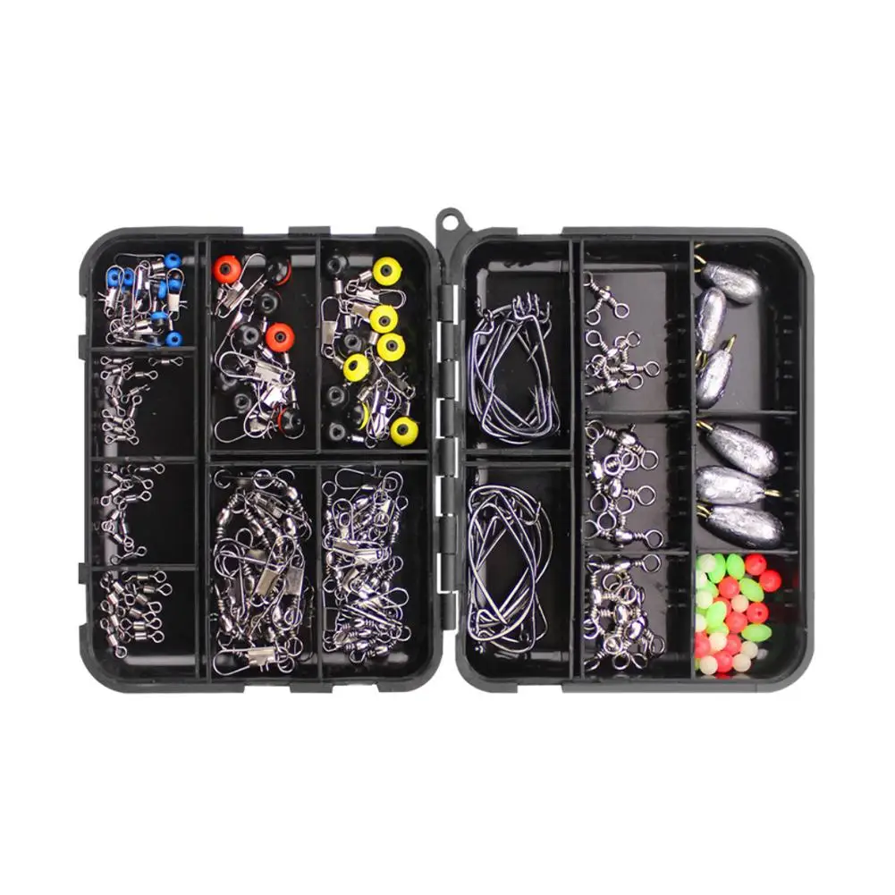 

160 шт., встроенная коробка для рыболовных снастей