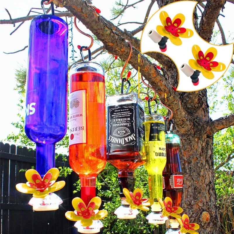 Kit Diy Recycling Bottle Hanging Feeder Garden Outdoor Great Gift Recycled Wine Bottle Accessories