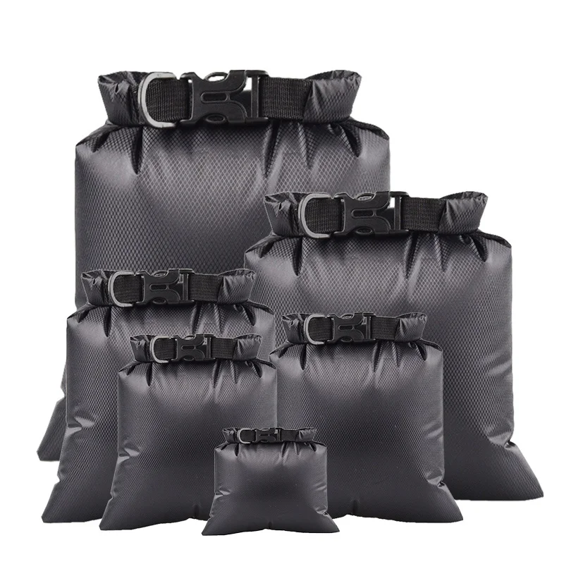 6PCS Waterproof Dry Bag Pack Sack Swimming Kayaking Rafting River Trekking Floating Sailing Canoing Boating Water Resistance