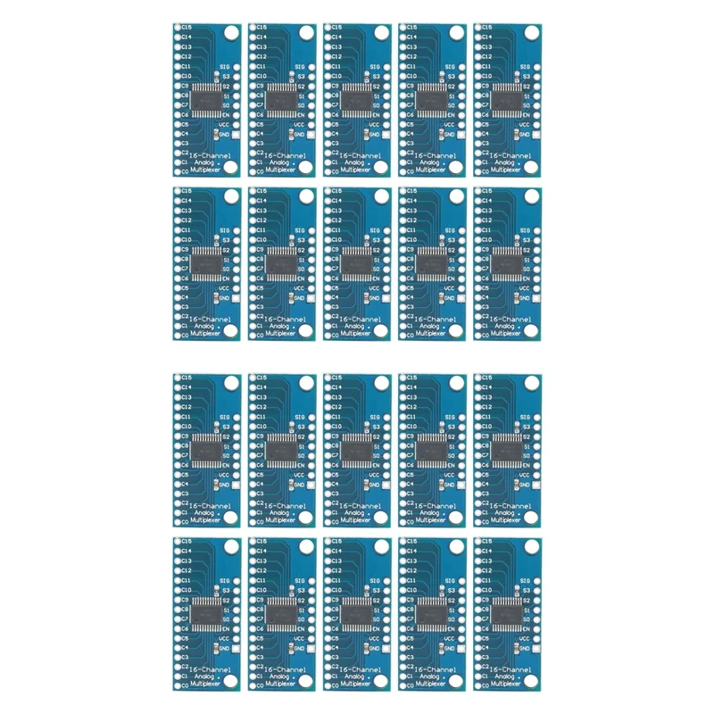 

20Pcs 16CH Analogue Multiplexer Module 74HC4067 CD74HC4067 Precise Module Digital Multiplexer MUX Breakout Board