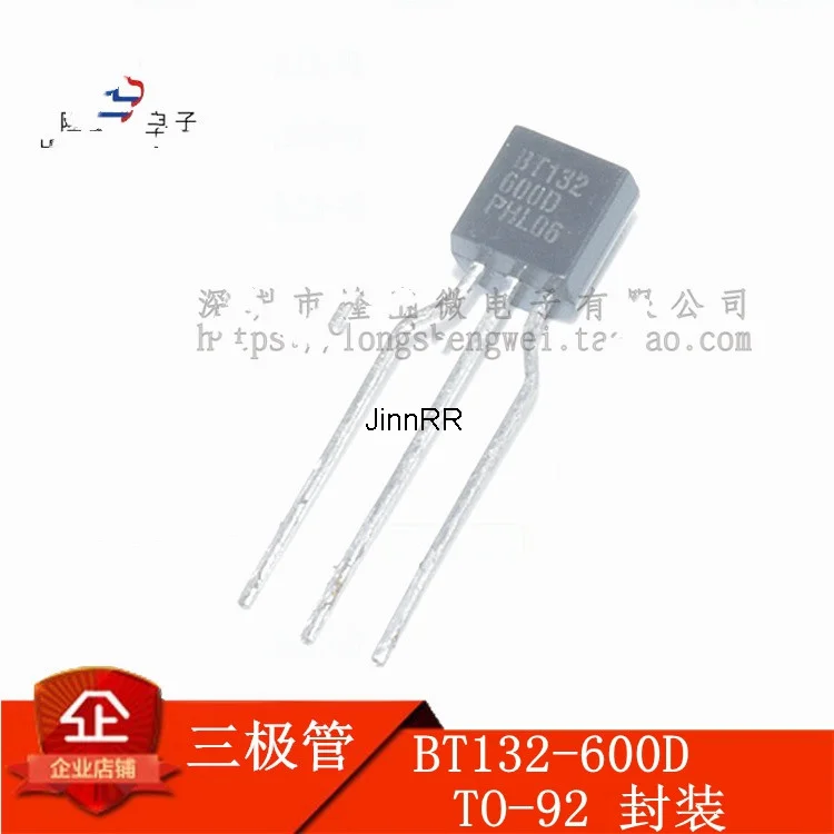 

(100-500piece) BT132-6D 132-60 BT132-600D Triac straight plug-in TO92 new and original