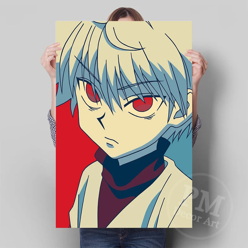 Картина на холсте Hunter × из аниме Hopestyle фрикss Killua Zoldyck Hisoka женская для украшения
