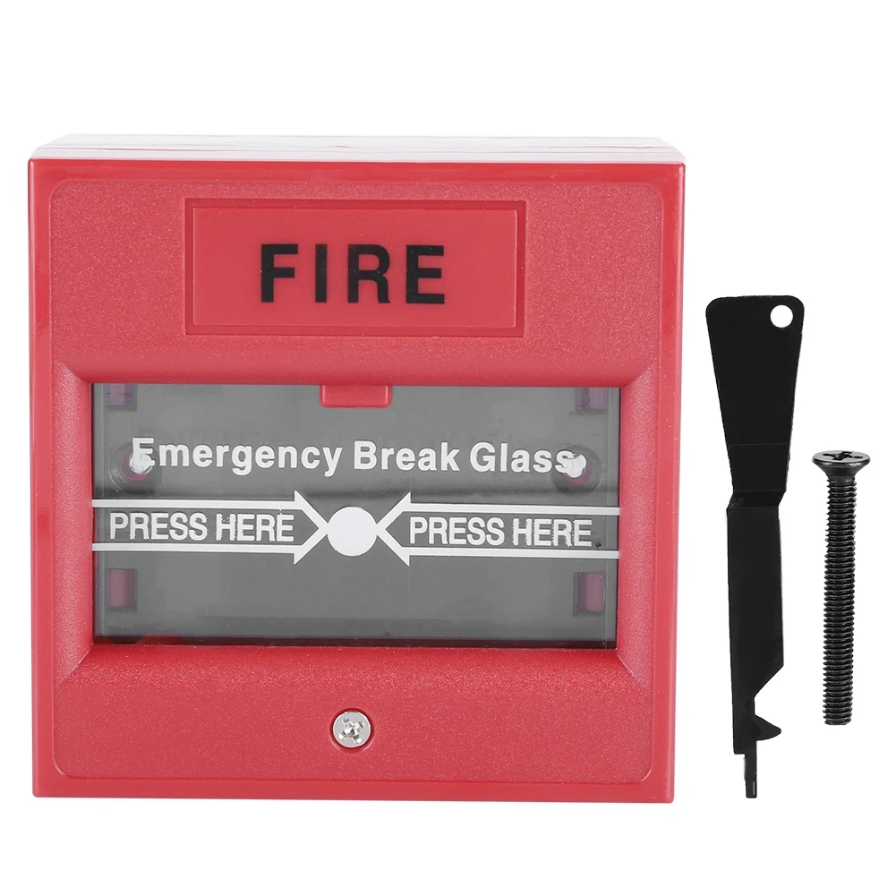 

Emergency Exit Fire Alarm Button Release Security Glass Break Alarm Switch