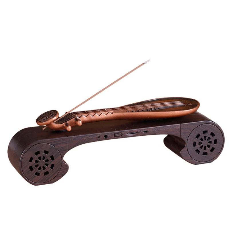 

PIPA Classical Music Machine Player Tea Room Home Decoration Line Incense Burner Nostalgic Retro Light Music Box