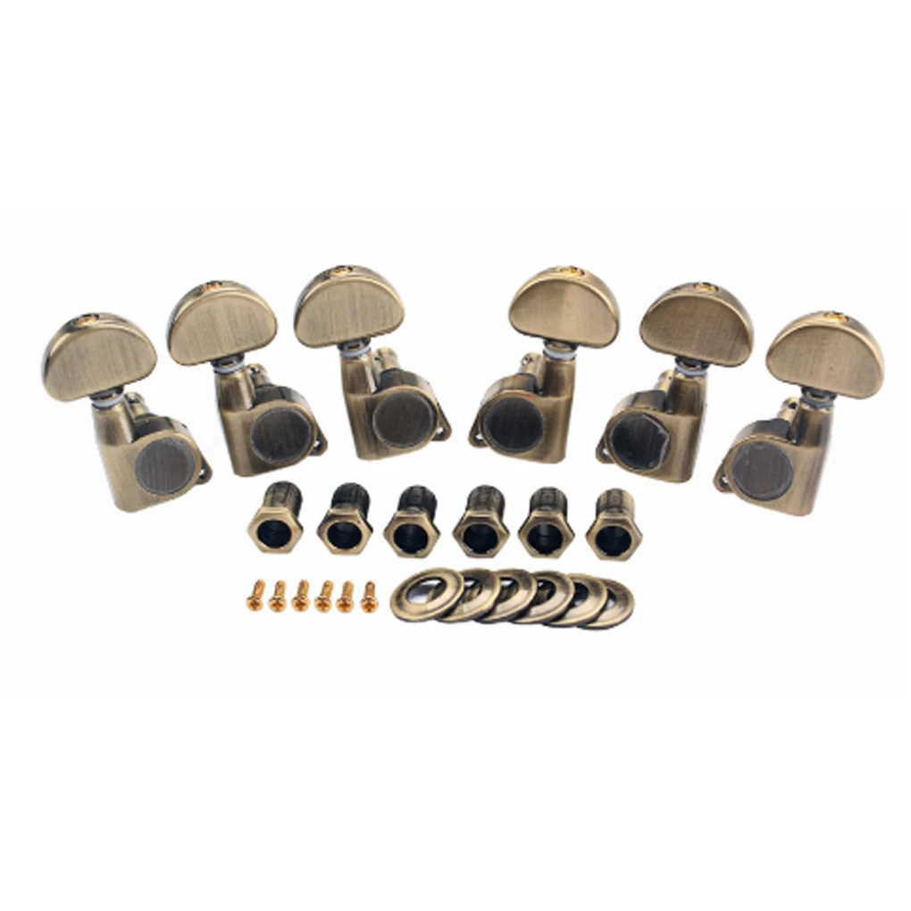 

6pcs Guitar Tuning Peg Fittings Set Professional Tuners Pegs Kit String Instrument Component Adjustment Components