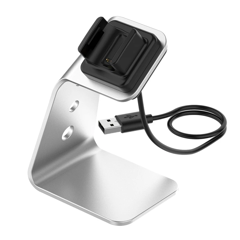 

Зарядное устройство с подставкой для Fitbit Charge 4 /Charge 3/ Charge 3 SE, алюминиевая USB зарядная док-станция для часов