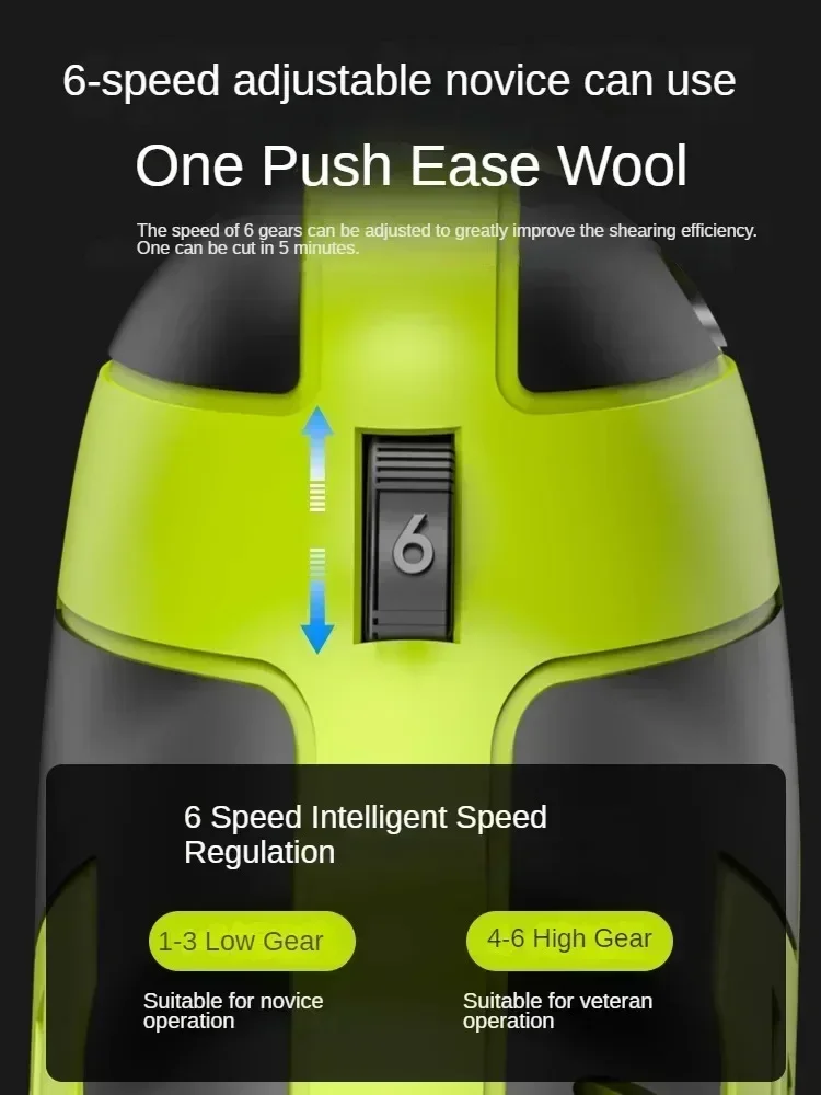 220V Heavy-Duty Electric Sheep Shears Clippers for Thick Wool and Fur Cutting